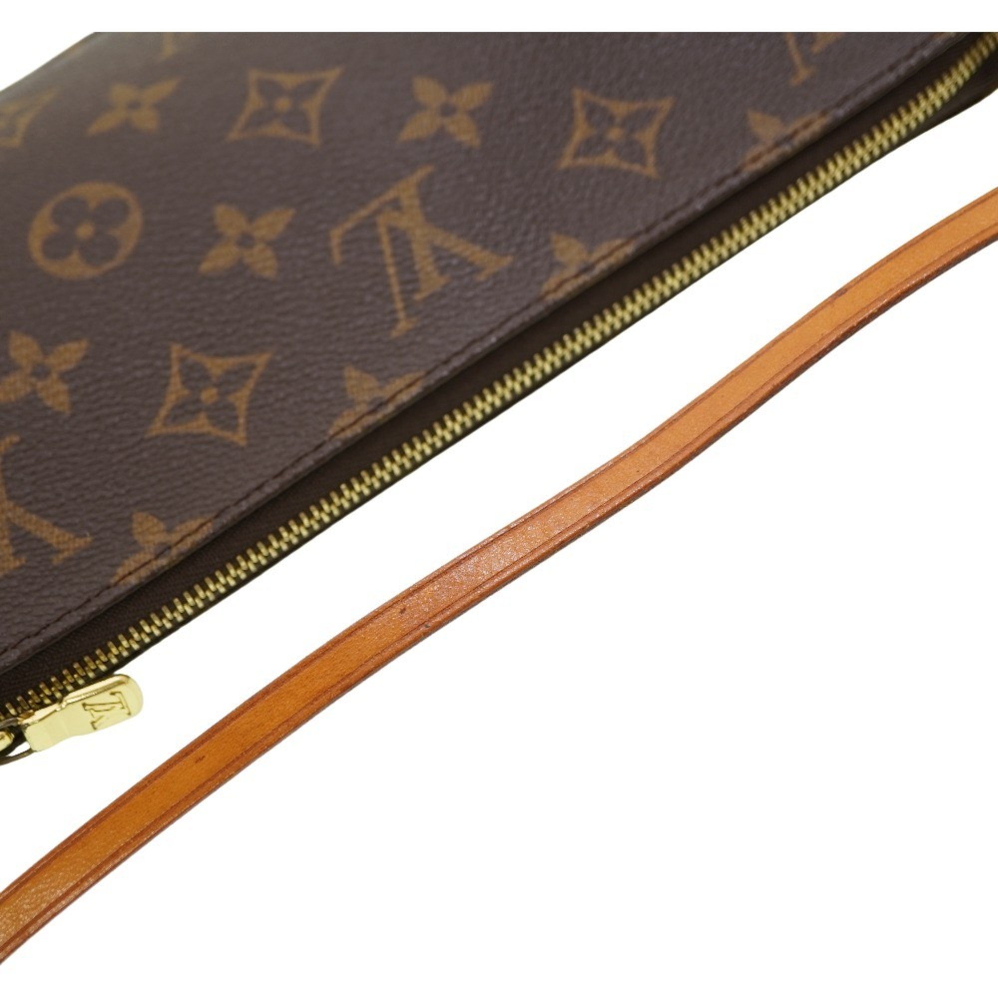 Louis Vuitton Monogram Accessoire Pouch M51980 Brown