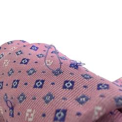 FENDI logo allover pattern tie pink men's