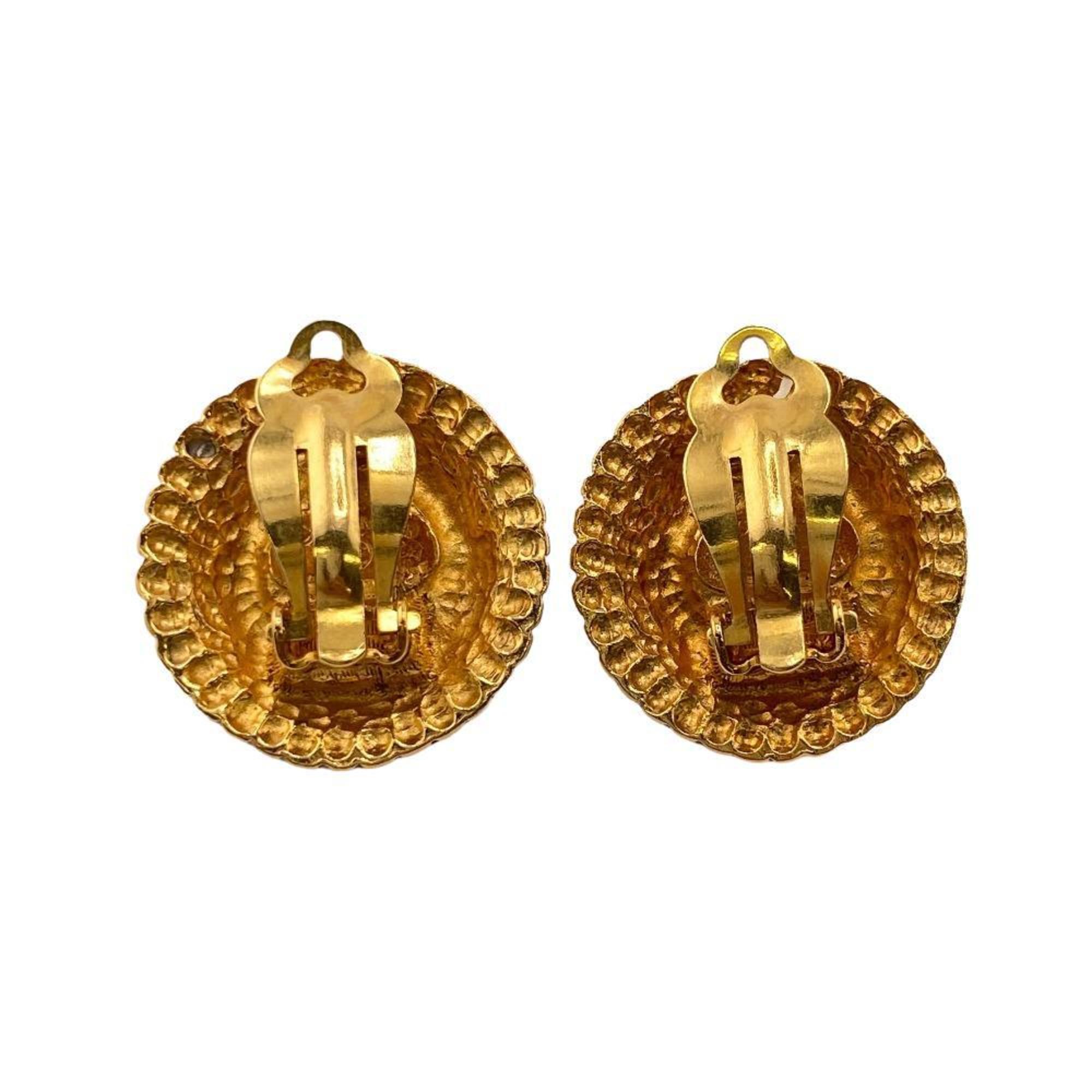 CHANEL earrings gold