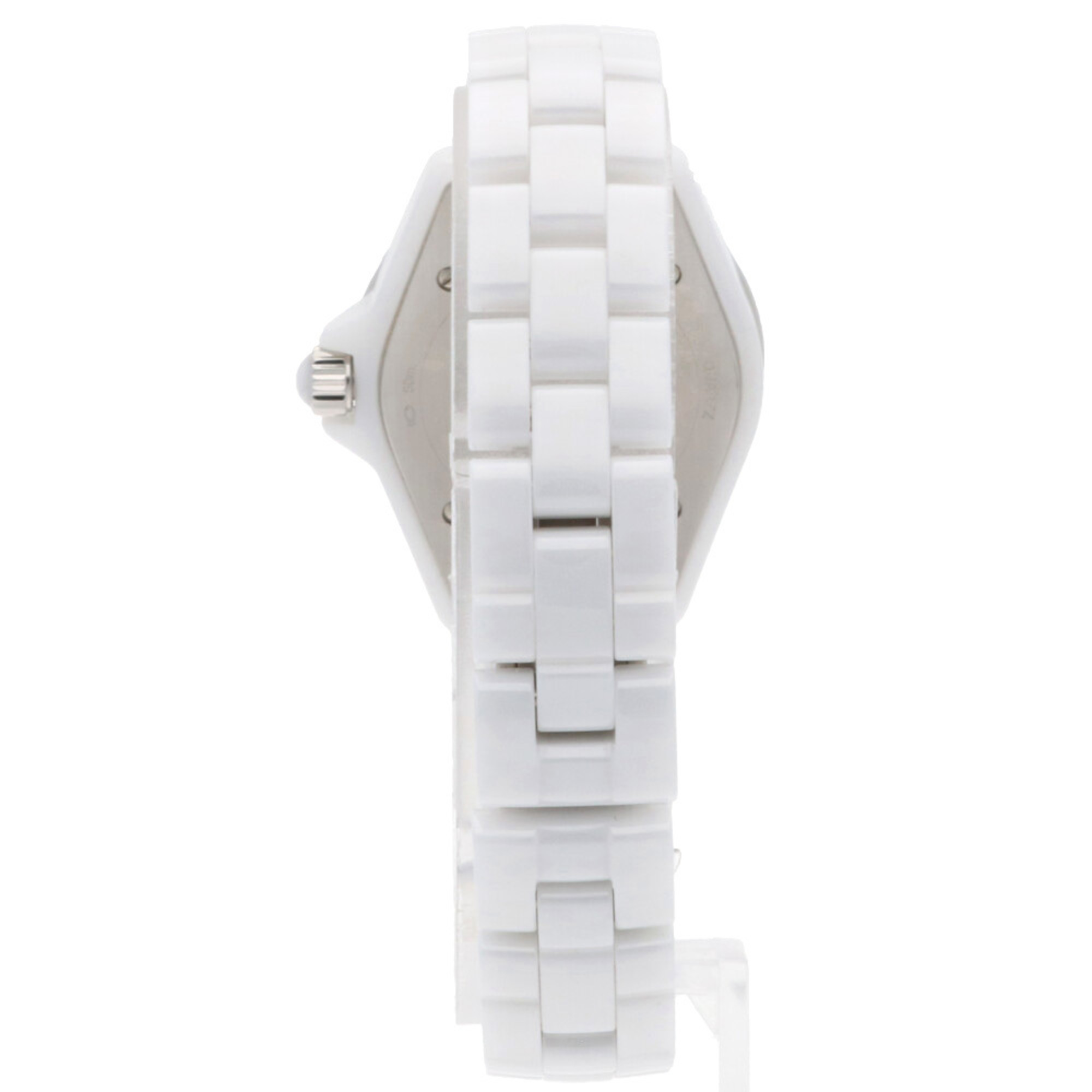 CHANEL J12 Watch White Ceramic H2570 Quartz Ladies