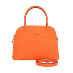 Hermes Bolide 27 Shoulder Bag Vaux Epson Orange Ladies HERMES