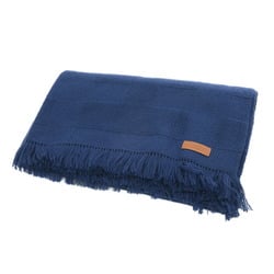 Hermes cashmere stole blue 75×180
