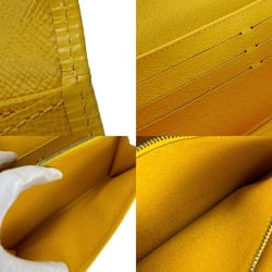 LOUIS VUITTON Bifold Long Wallet Portefeuille Sara M60319 Epi Citron Women's Accessories Leather