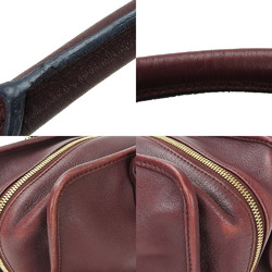 LOEWE amazona 36 anagram bordeaux leather chic ladies hand bag Leather