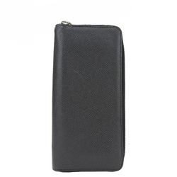 Louis Vuitton Long Wallet Round Zippy Vertical Taiga Black Ardoise Men's M32822 LV Leather Accessories LOUIS VUITTON Zip Around