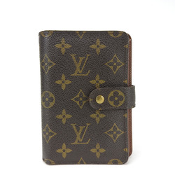 Louis Vuitton Bifold Wallet Porte Papier Zip M61207 Monogram No Pass Case Accessories Women's LOUIS VUITTON LV PVC