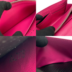 Louis Vuitton Bifold Long Wallet Portefeuille Sala M64322 Epi Noir Black Hot Pink Accessories Women's LV LOUIS VUITTON Leather