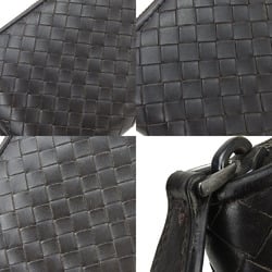 Bottega Veneta Round Long Wallet Intrecciato Dark Brown Leather Zippy Accessories Women Men Unisex BOTTEGA VENETA Zip Around