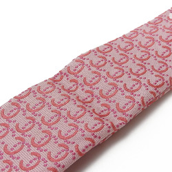 CHANEL necktie 100% silk pink 13P men's accessories man
