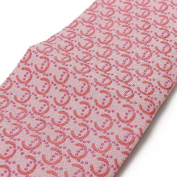 CHANEL necktie 100% silk pink 13P men's accessories man
