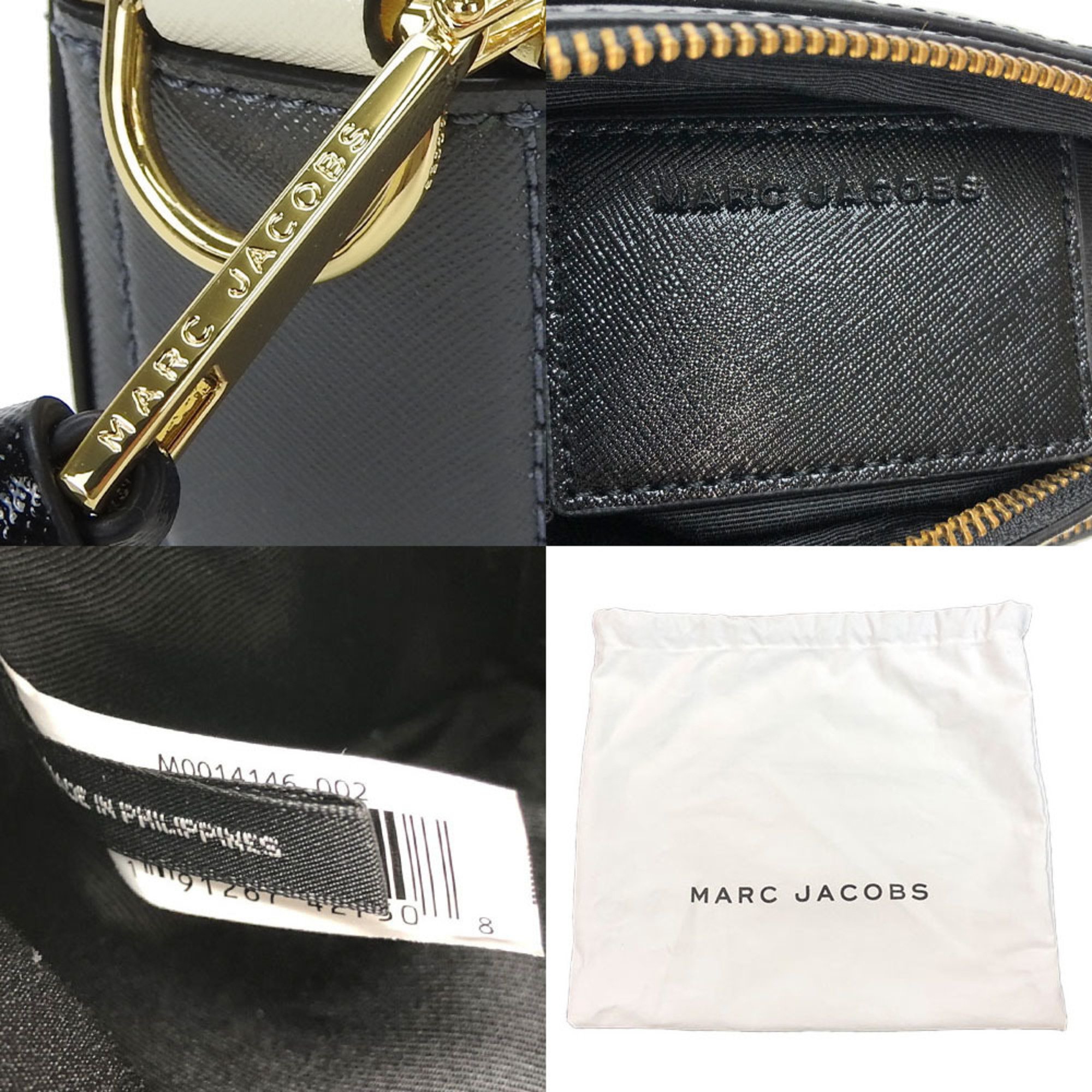 Marc Jacobs Shoulder Bag M0014146 Black White Pink Leather Women s eLADY Globazone