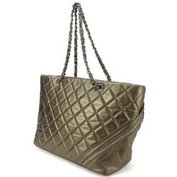 CHANEL tote bag Cambon Line 1 Bronze Coco Mark Ladies coco leather