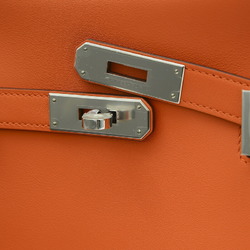 Hermes Gypsier Mini Shoulder Bag Swift Orange Minien Silver Hardware B Engraved