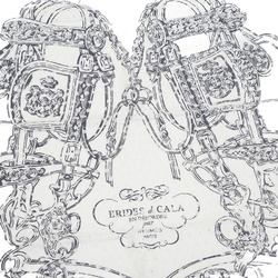 Hermes Carre 70 Muffler/Scarf Brides de Gala Broderie Anglaise White/Black 100% Silk