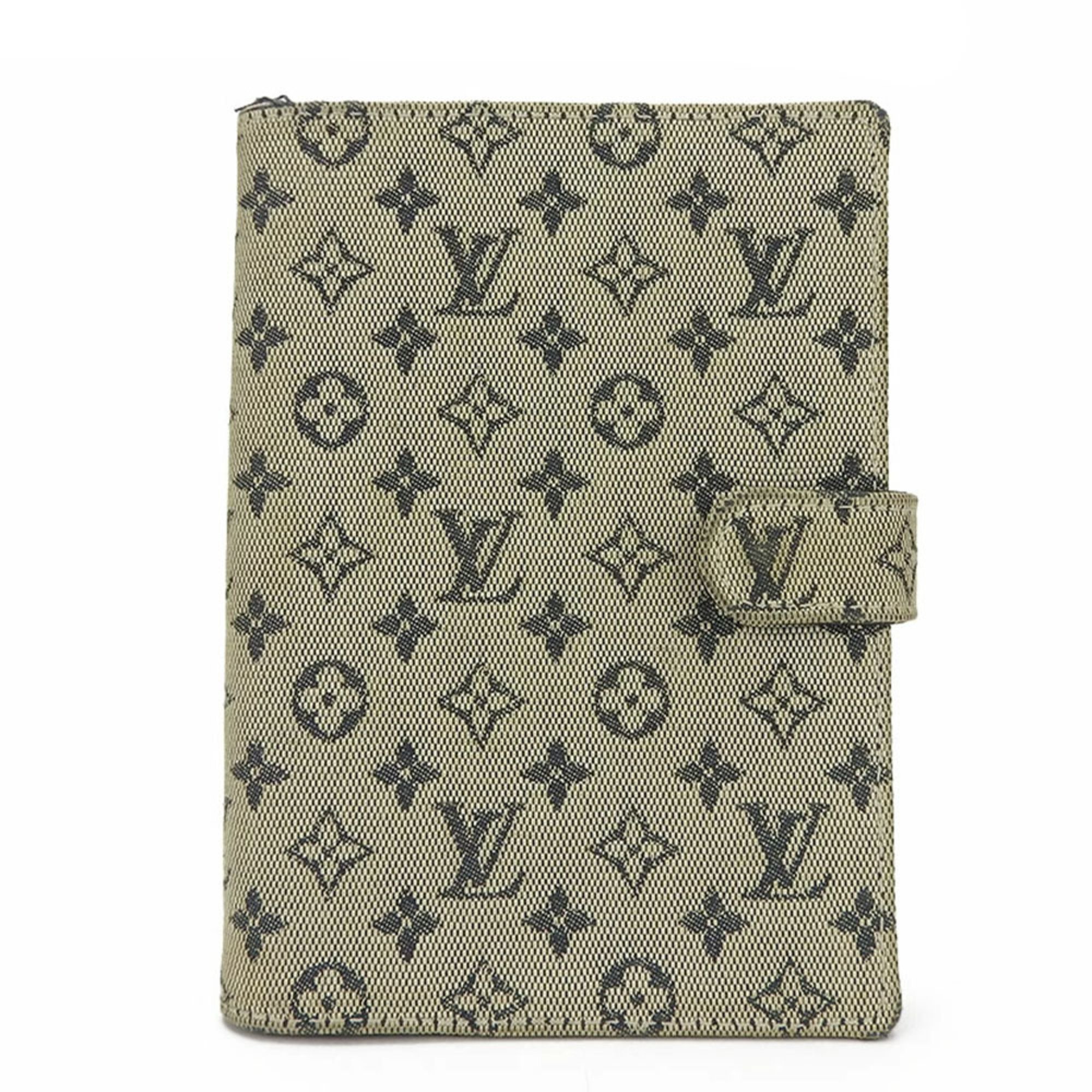 Louis Vuitton Agenda PM Notebook Cover Monogram Orchid 6 Holes Navy Gray LV Women's Unisex Accessories Men's R20910 LOUIS VUITTON