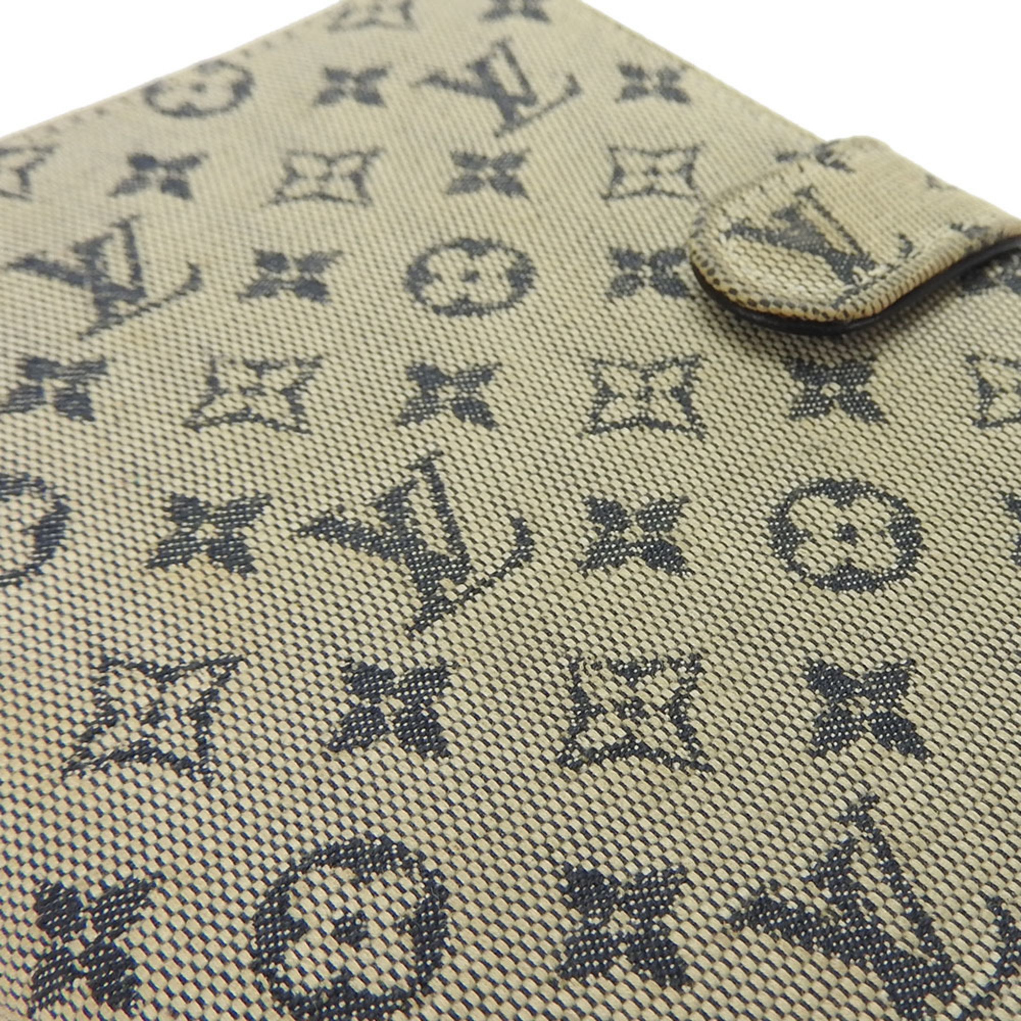 Louis Vuitton Agenda PM Notebook Cover Monogram Orchid 6 Holes Navy Gray LV Women's Unisex Accessories Men's R20910 LOUIS VUITTON