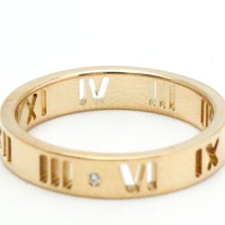 Tiffany Atlas Pierced Diamond Ring Pink Gold (18K) Fashion Diamond Band Ring Pink Gold