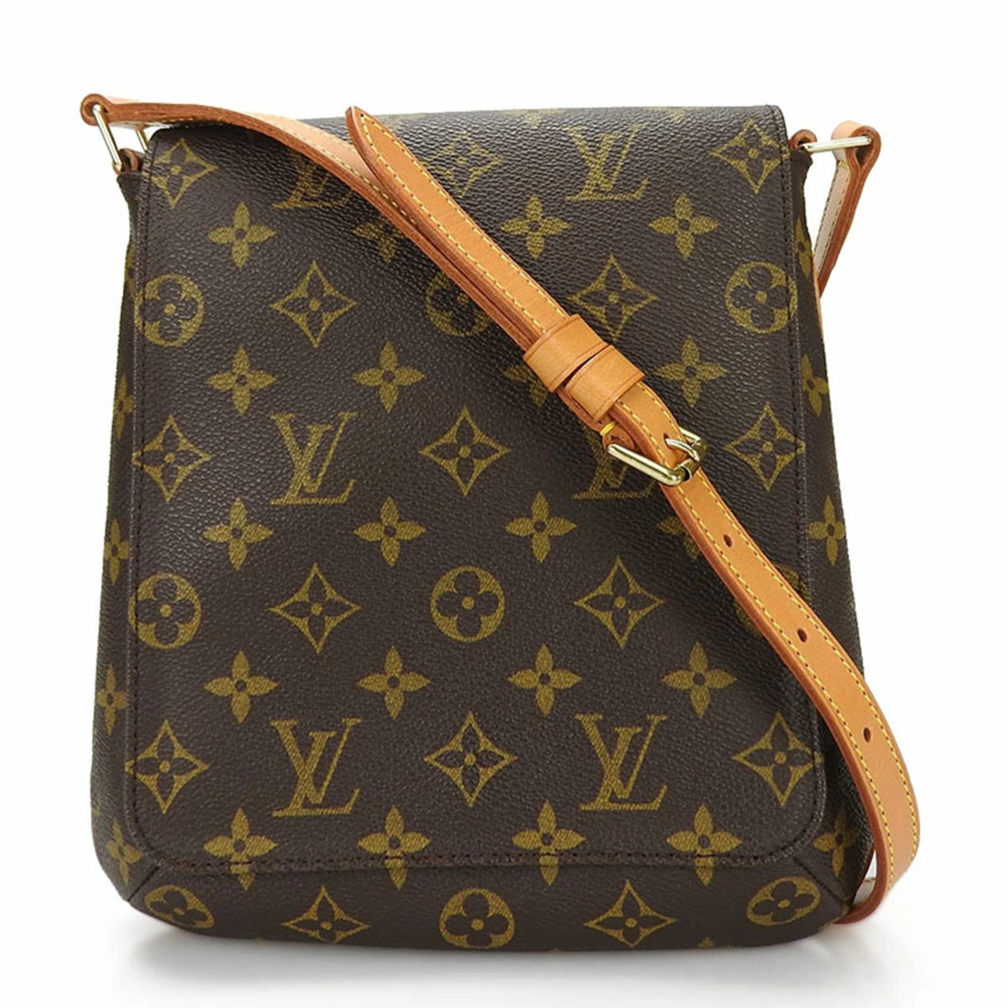 Louis Vuitton Shoulder Bag Monogram M51258 Musette Salsa Short LV Women's LOUIS VUITTON PVC