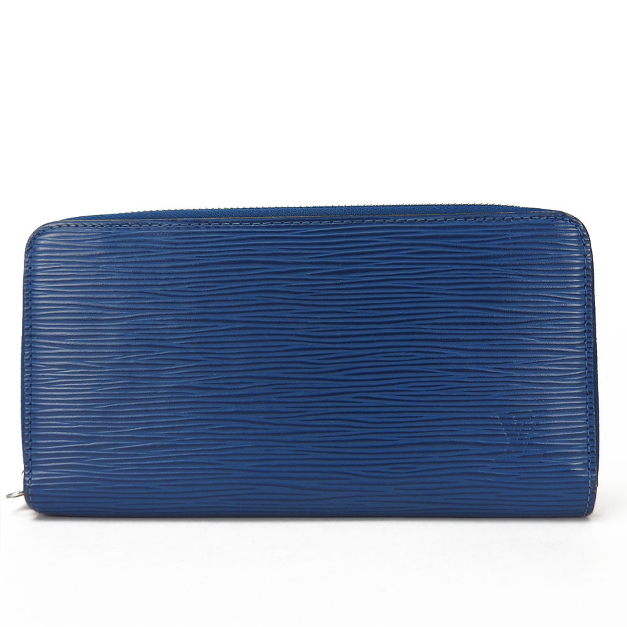 Louis Vuitton Long Wallet Zippy Saphir Round Blue M60435 Epi Ladies LV Leather Accessories LOUIS VUITTON Zip Around