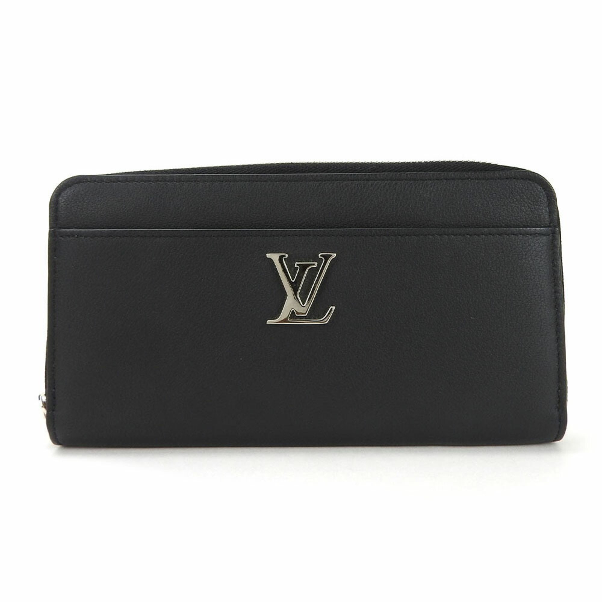 Louis Vuitton Round Long Wallet Zippy Lockme M62622 Noir Leather Accessories Women's LV LOUIS VUITTON Zip Around noir