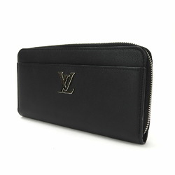 Louis Vuitton Round Long Wallet Zippy Lockme M62622 Noir Leather Accessories Women's LV LOUIS VUITTON Zip Around noir