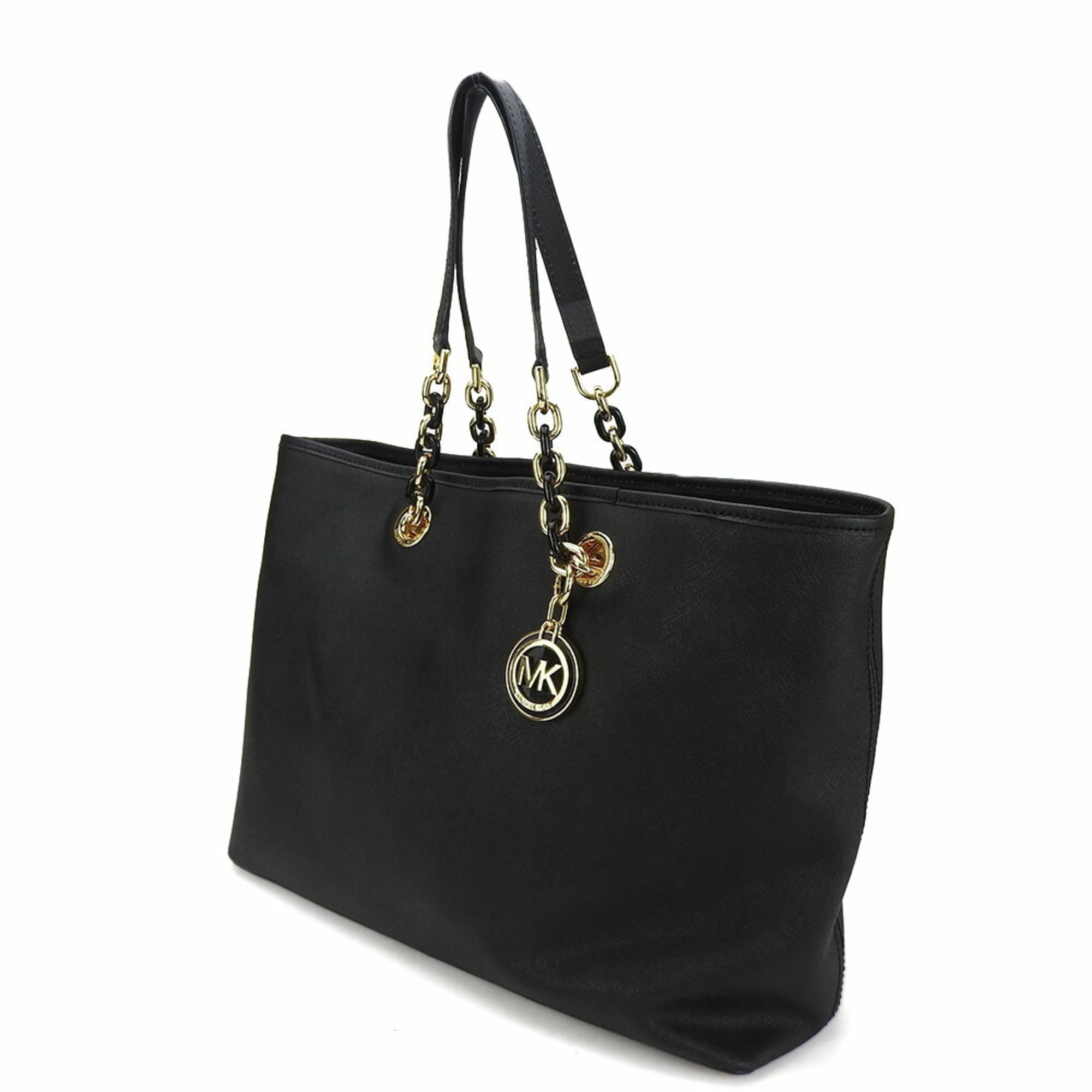 Michael Kors tote bag 30T4TCYT3T black leather ladies MICHAEL KORS