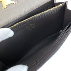 LOUIS VUITTON Long Wallet Portefeuille Capucines Gale Beige Leather M61249 Women's LV Vuitton Gold