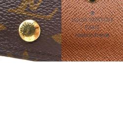 LOUIS VUITTON Key Case Monogram Multicle 4 Canvas Brown Unisex