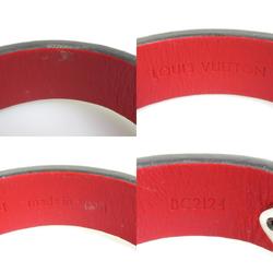 Louis Vuitton LOUIS VUITTON Bracelet Epi Leather/Metal Red/Silver Women's M6753