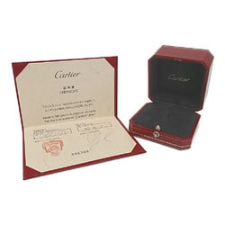 Cartier Paris Ring White Gold (18K) Fashion No Stone Band Ring Silver