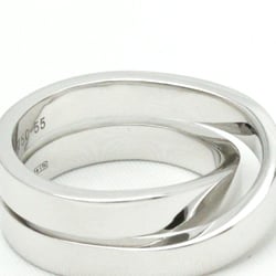 Cartier Paris Ring White Gold (18K) Fashion No Stone Band Ring Silver