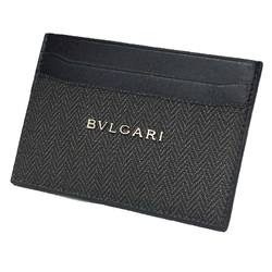 Bulgari BVLGARI Card Case mens Weekend 32584 case Pass Bvlgari Wallet Men's