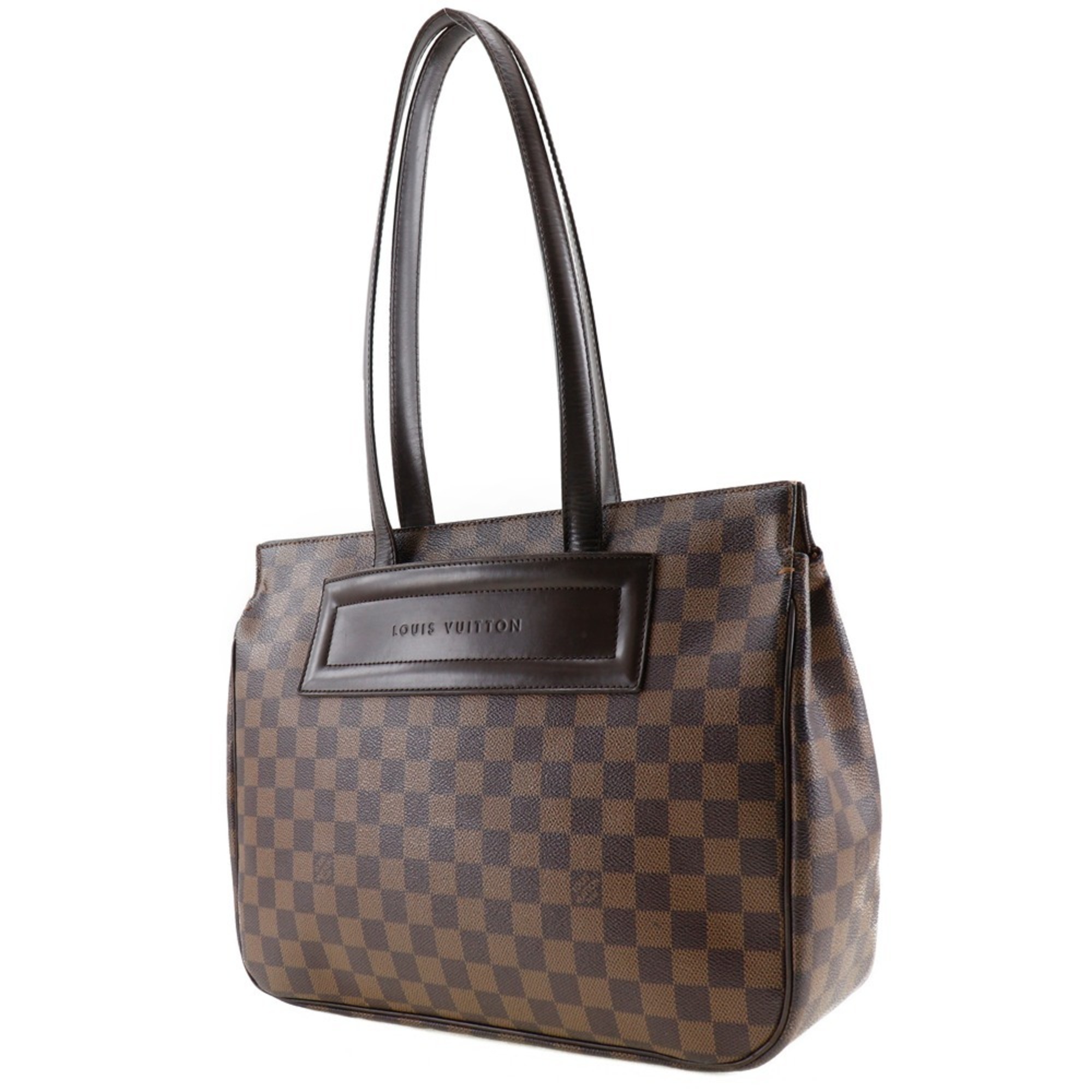 LOUIS VUITTON Parioli PM Tote Bag N51123 Damier Canvas Made in France 1999 Brown AR0969