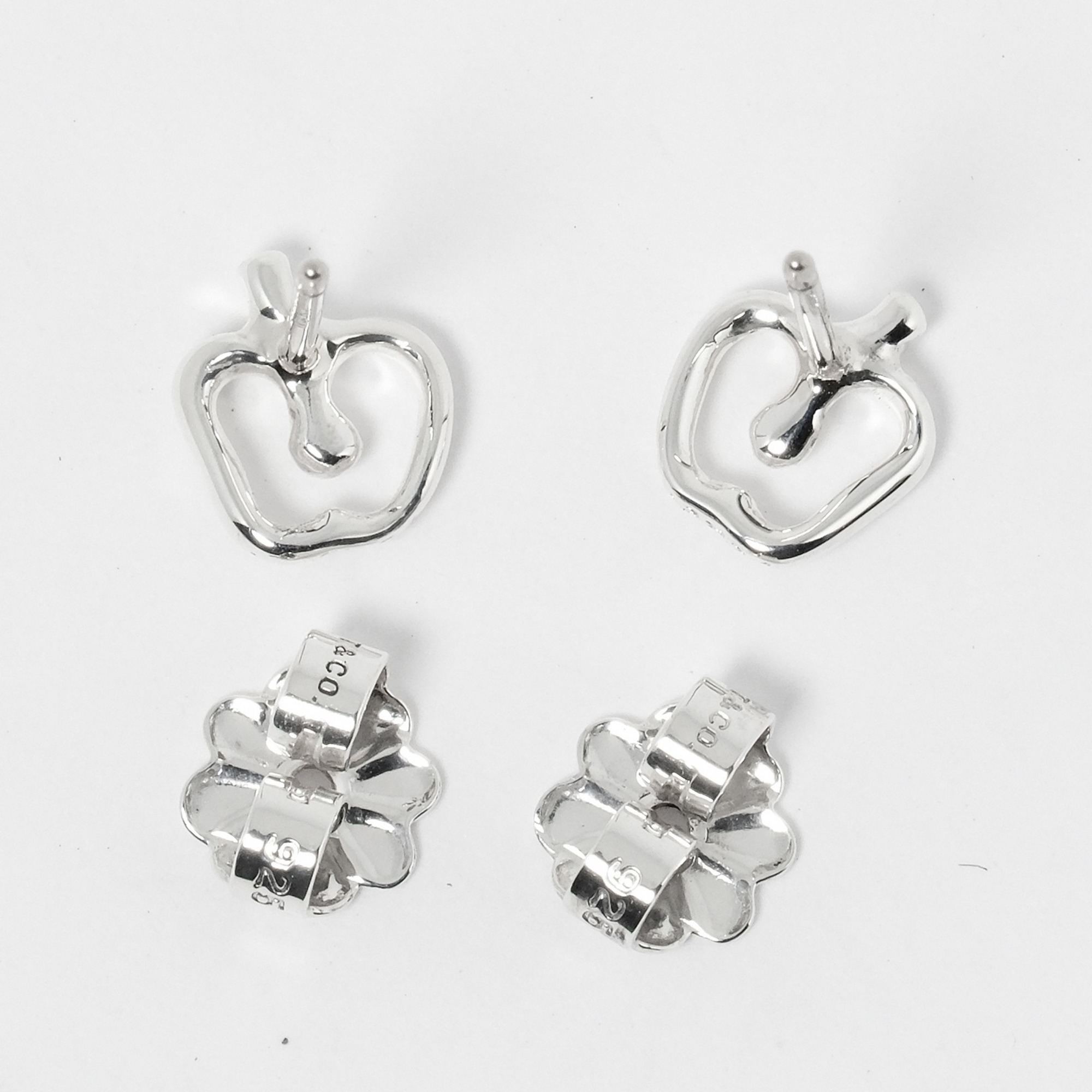 Tiffany TIFFANY&Co. Apple earrings 925 silver approx. 0.95g