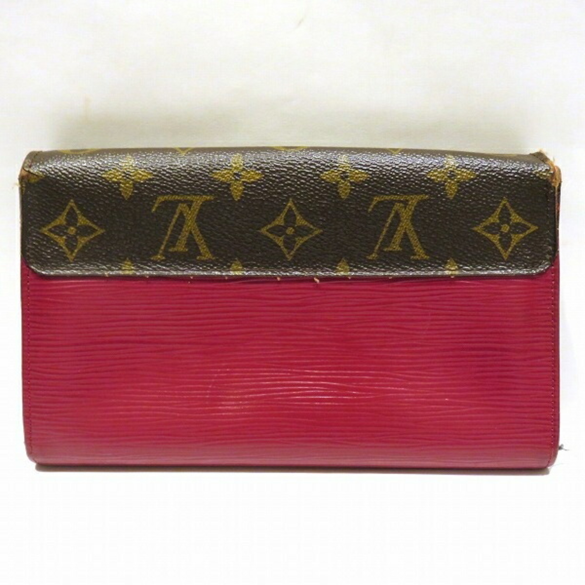 Louis Vuitton Monogram Epi Portefeuille Marie Rose Fuchsia M60507 Wallet Long Ladies
