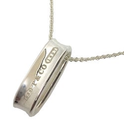 Tiffany TIFFANY & Co. 1837 Cushion Pendant Necklace SV925 Silver