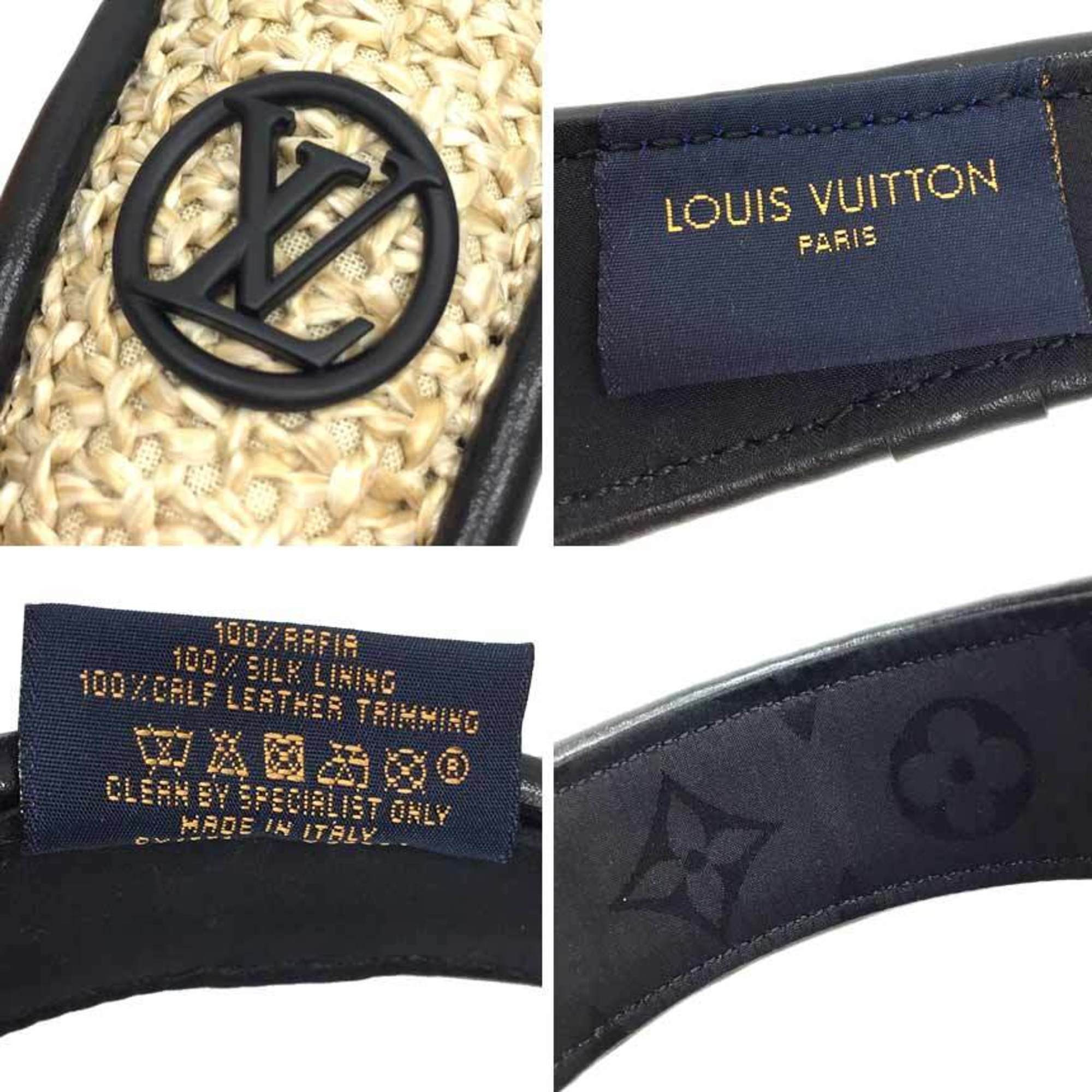 LOUIS VUITTON Monogram MONOGRAM Headband Raffia M77534 Hair Louis Vuitton