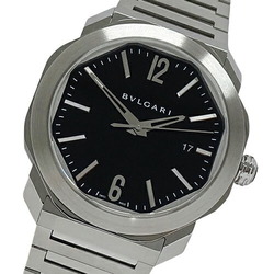 Bvlgari BVLGARI Watch Men's Octo Roma Date Automatic Winding AT Stainless Steel SS OC41S Silver Black Polished