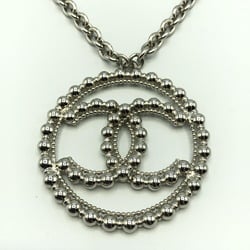 CHANEL 22 Year Cruise Collection Coco Mark Metallic Necklace L22 C