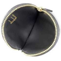 Dunhill Coin Case Black Gold Belgrave 20R2B11M Purse Leather dunhill Round Men's Stylish