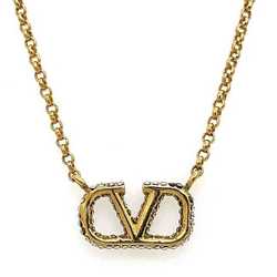 Valentino Garavani Long Necklace Gold 1W2J0Q37YCW GP Rhinestone VALENTINO GARAVANI Stone Ladies