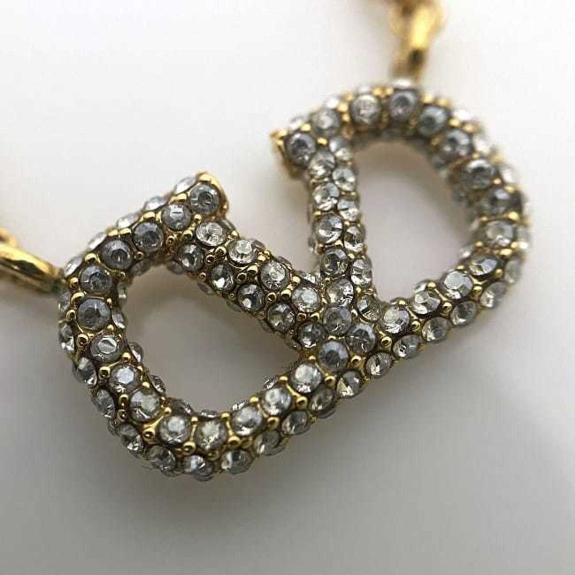 Valentino Garavani Long Necklace Gold 1W2J0Q37YCW GP Rhinestone VALENTINO GARAVANI Stone Ladies