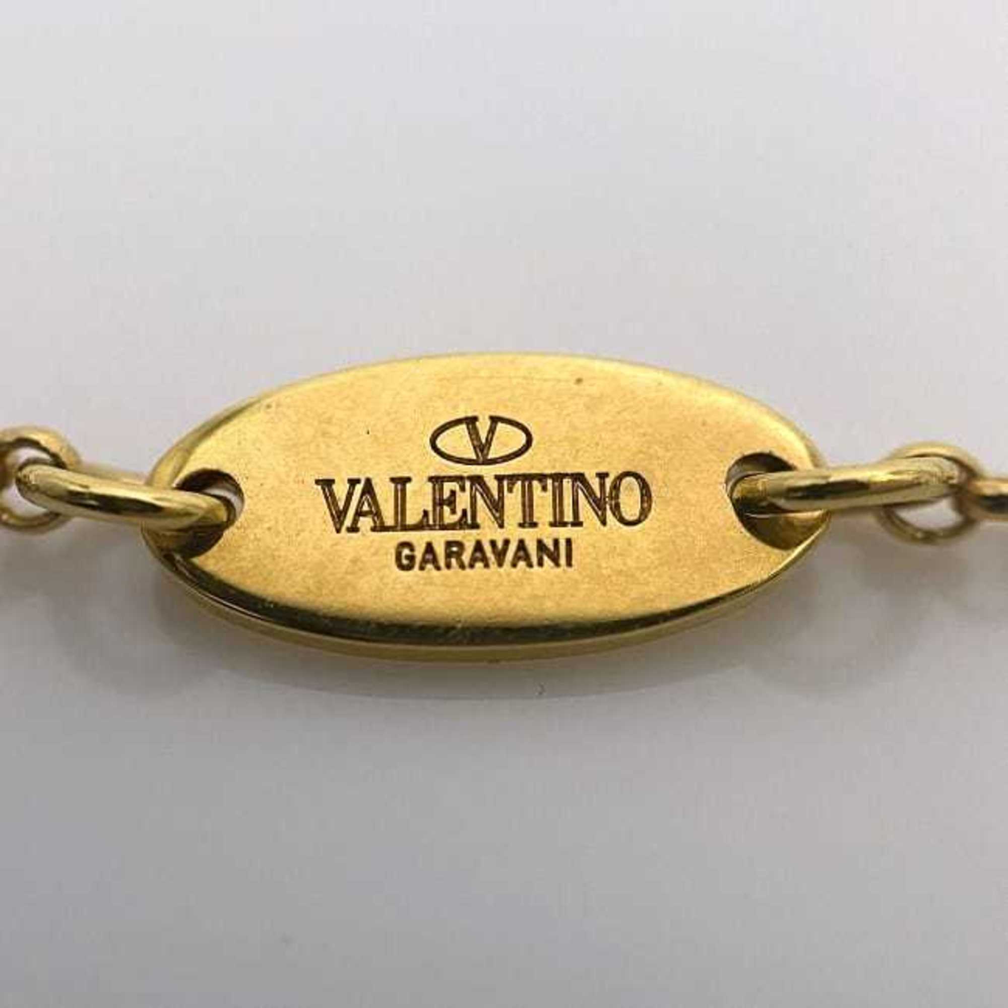 Valentino Garavani Long Necklace Gold 1W2J0Q37YCW GP Rhinestone VALENTINO GARAVANI Stone Ladies