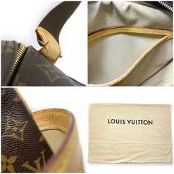 Louis Vuitton Shoulder Bag Reporter PM Brown Beige Monogram M45254 Canvas Tanned Leather SP1025 LOUIS VUITTON