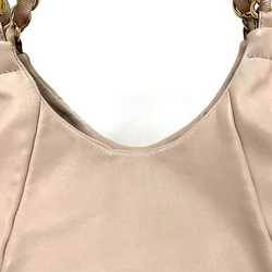 Salvatore Ferragamo Tote Bag Pink Gold Vara AU-21 D191 Leather GP Salvator Chain Ribbon Ladies Pretty