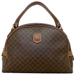 CELINE Handbag Brown Macadam MC96 PVC Leather Ladies Compact