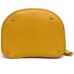 LOEWE Duffle Bag Camel Gold Anagram Leather GP Bucket Ladies