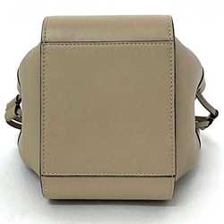 LOEWE Shoulder Bag Hammock Beige 314.30.V07 Calf Leather Handbag Anagram Ladies