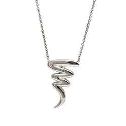 Tiffany Scribble Necklace Silver Paloma Picasso 925 TIFFANY&Co. Women's Accessories