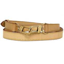 Louis Vuitton Shoulder Strap Beige Gold Tanned Leather GP LOUIS VUTTON For Bag Noh Retrofit LV Adjuster Ladies Men's